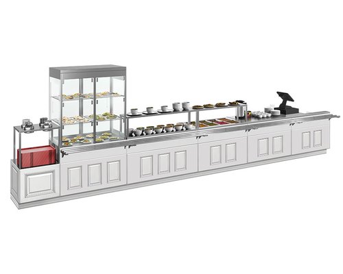 Прилавок-витрина для холодных закусок Финист ПВХ 1500