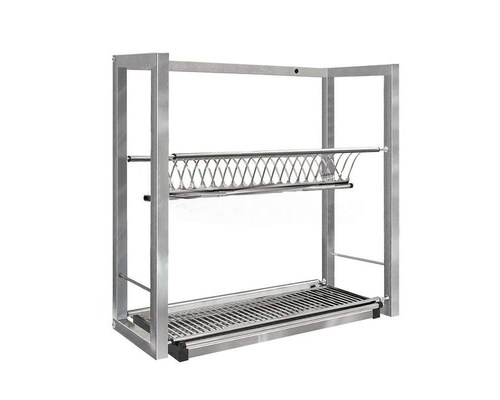 Полка двухъярусная для сушки посуды с нержавеющими кассетами ПСПн 470