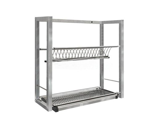 Полка двухъярусная для сушки посуды с нержавеющими кассетами ПСПн 720