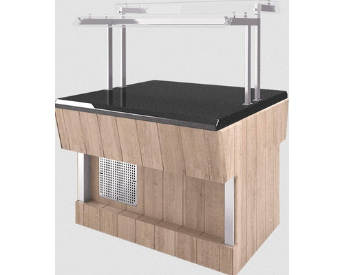 Шведский стол островной нейтральный Refettorio RN42S (каменная столешница)