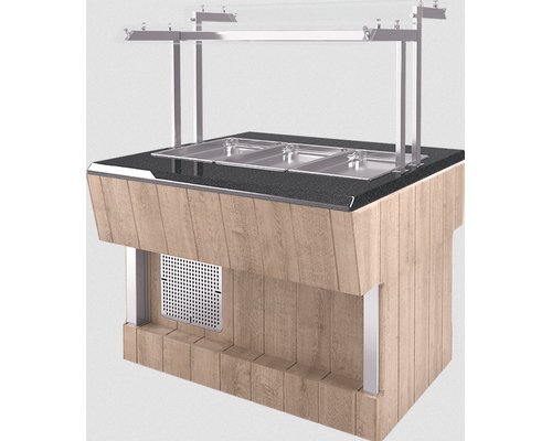 Шведский стол островной Refettorio RС42A (столешница нерж.)