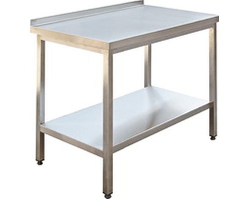 Стол производственный СППН-2 120/80 (с бортом)