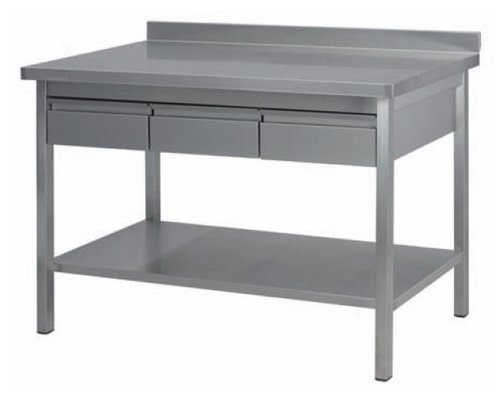 Стол СППНЯ-2 115/60 (с бортом, 3 ящика)