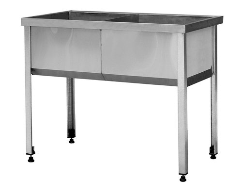 Ванна моечная ВМЦ 23/55 (сварная, 2 секции, без борта)