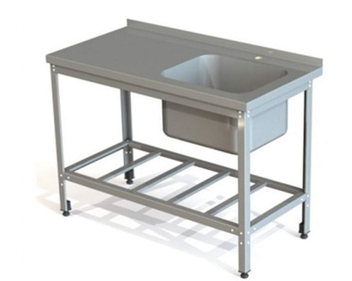 Ванна моечная ВМЦШ 60/60 (цельнотянутая, пристенная)