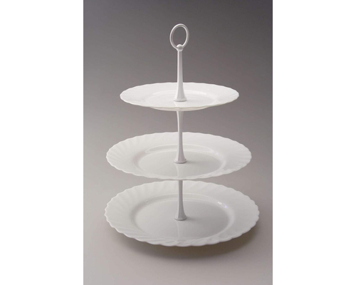 Этажерка для фруктов Arcopal Trianon 3-ярусная (стеклокерамика)