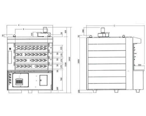 Печь подовая паротрубная Bassanina ZOOM 1218 (газ)
