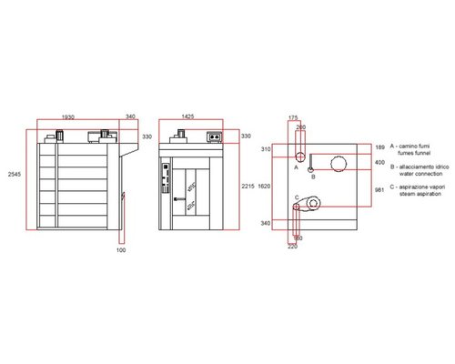 Печь ротационная Bassanina ROTOR 68 ГАЗ + платформа
