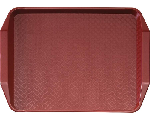 Пластиковый поднос 30х43 см Cambro 1217FFH 416 (клюквенный)