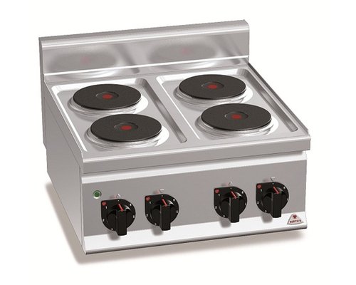 Плита электрическая 4-конфорочная 600 серии Berto's E6P4B