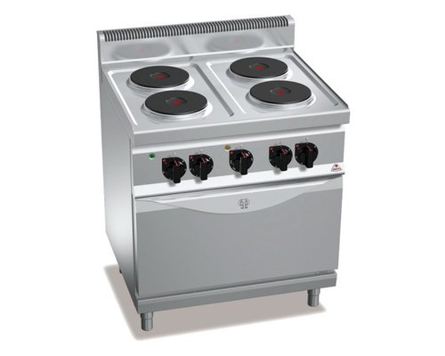 Плита электрическая 4-конфорочная Berto's E7P4+FE (статическая духовка)