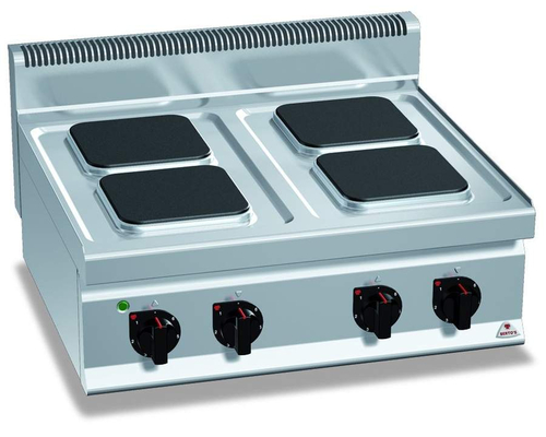 Плита электрическая 4-конфорочная Berto's E7PQ4B