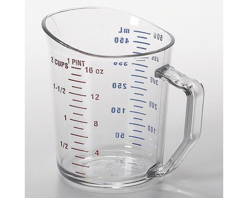 Стакан мерный из поликарбоната Cambro 0,5 л 50MCCW
