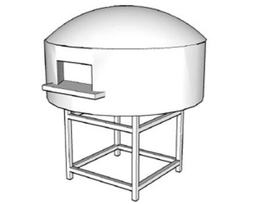 Печь для пиццы дровяная купольная Ceky D130