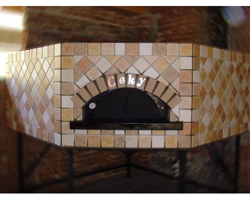 Печь для пиццы дровяная угловая Ceky P120