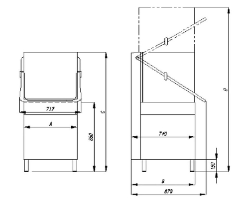 Посудомоечная машина Comenda PC07