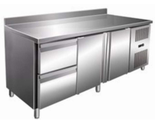 Стол с охлаждаемым шкафом COOLEQ GN3220TN бортик 2 ящика+2 двери