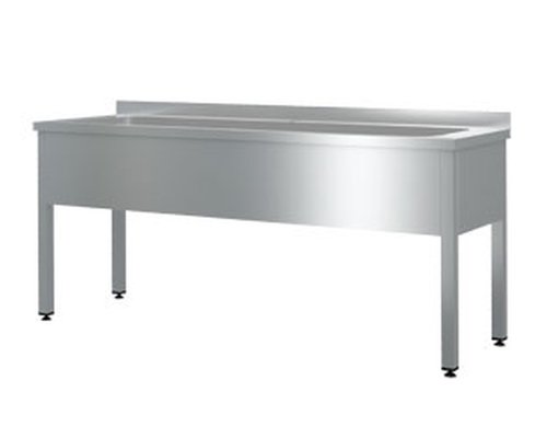 Ванна котломоечная цельнотянутая ВКПШ1 (L=1100) борт 40 мм