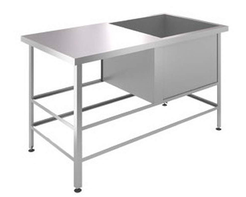 Ванна моечная ВМНЭ1П (L=1010) с рабочей поверхностью