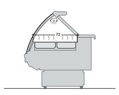 Витрина паровая Criocabin ERGO ER400 2500