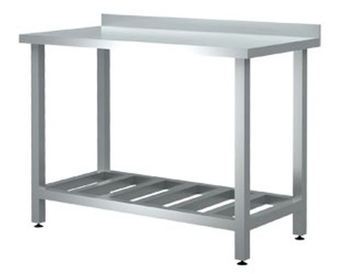 Стол разделочный пристенный с бортом СРПШ; РП 1800x700