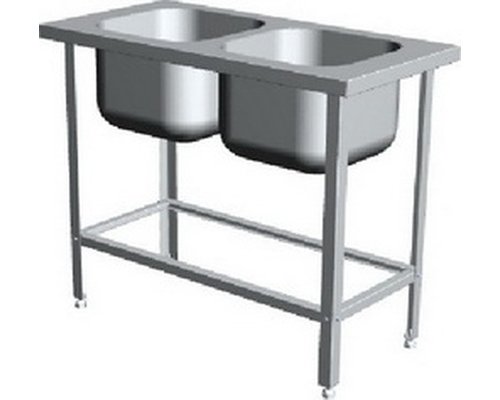 Ванна моечная цельнотянутая ВМЦЦS2 1400х700