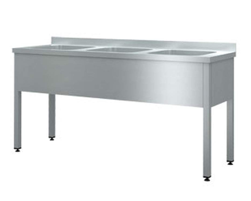 Ванна моечная цельнотянутая ВМПШ3 (L=1500, S=700) борт 40 мм