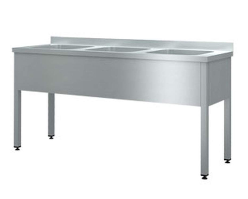 Ванна моечная цельнотянутая ВМПШ3 (L=1600, S=700) борт 40 мм