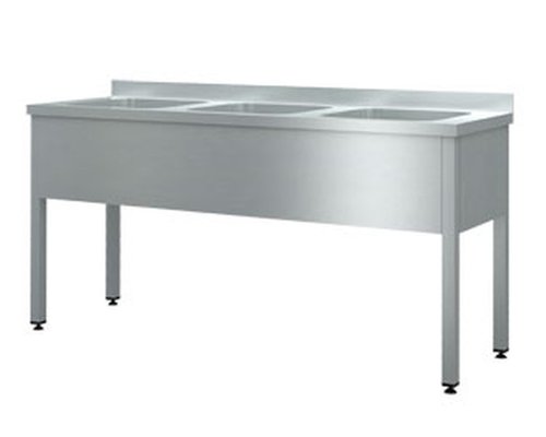 Ванна моечная цельнотянутая ВМПШ3 (L=1800, S=700) борт 40 мм