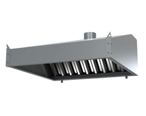 Вентиляционный зонт пристенный ЗВПШ (L=1600, S=600, H=350)