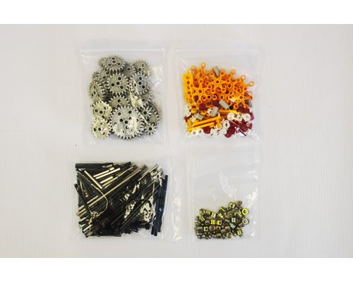 Детский конструктор по образовательной робототехнике "Ресурсный набор "Валы и шестеренки"