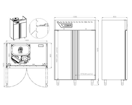 Холодильный шкаф Desmon GM14