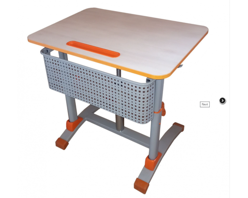 "Ламифорка - 1" Одноместное учебное место-трансформер,объемный фронтон,с регулировкой наклона столешницы, полуавтоматическая регулировка роста - ГАЗОВЫЙ ЛИФТ, №2-6
