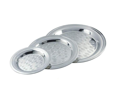 Сервировочный поднос EKSI RCT14 (круглый, с узором, D=35 см)