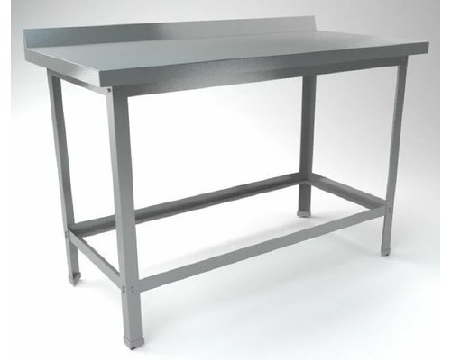 Стол разделочный с бортом, с нижней обвязкой СРПЦЭ; ОБ 600x700