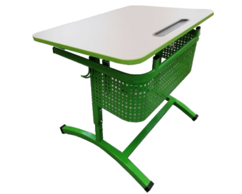 Стол ученический "Асташка -1" одноместный регулируемый, объемный фронтон, с регулировкой наклона столешницы, №2-4, 4-6