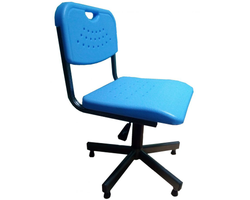 Стул ученический "Ламифорка", полуавтоматическая регулировка роста - ГАЗОВЫЙ ЛИФТ, сиденье пластик ДВУХСЛОЙНЫЙ ДЫШАЩИЙ,на пятилучие