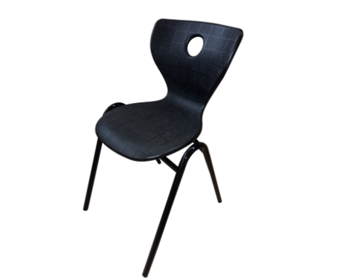 Стул ученический с цельным пластиком ДВУХСЛОЙНЫМ ДЫШАЩИМ