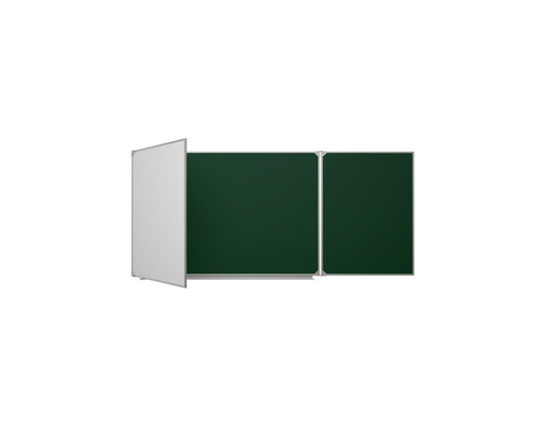 Трехэлементная школьная доска (мел+маркер) 3000х1000 полимерная Трехэлементная школьная доска (мел+маркер) 3000х1000 полимерная