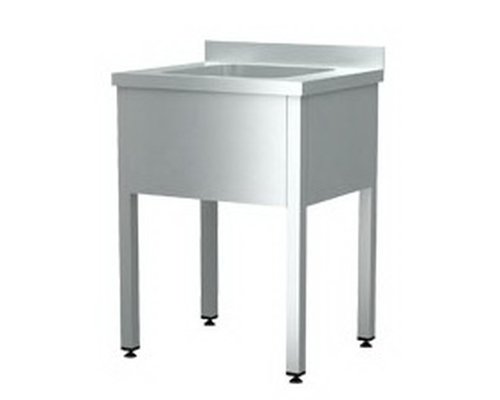 Ванна моечная цельнотянутая ВМПШ1 (L=800, S=600) борт 40 мм