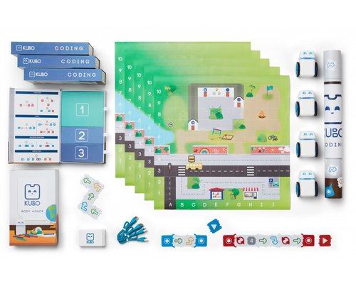 4-10101 КОМПЛЕКТ ИЗ 4-Х НАБОРОВ «ПРОГРАММИРОВАНИЕ С КУБО»