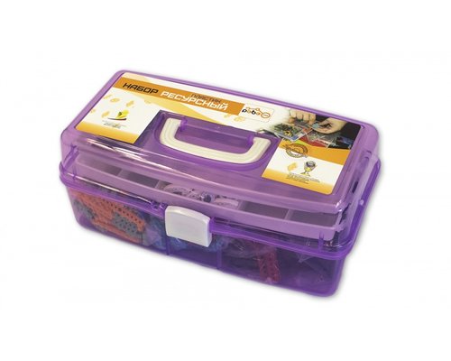 Детский конструктор по образовательной робототехнике "Ресурсный набор РОБОТРЕК "ПЛАСТИК"