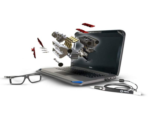 Мобильная лаборатория расширенной реальности zSpace (RU с гравировкой, кабелем, дополнительными очками и комплектом ПО-1)