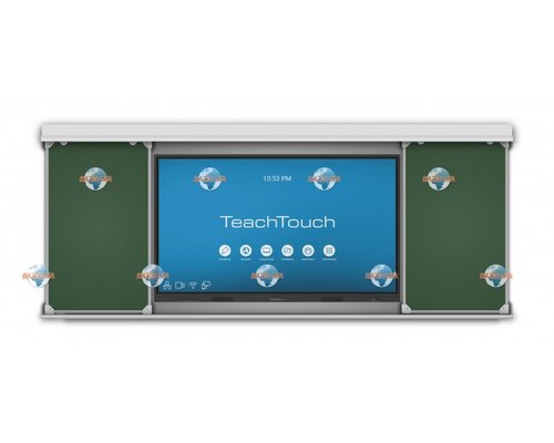 Раздвижная рельсовая система досок для обустраивания интерактивной системы