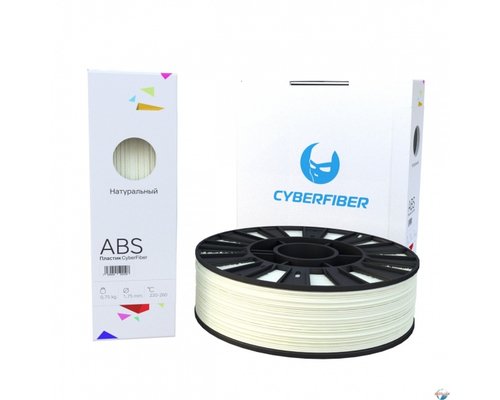 ABS пластик CyberFiber, 1.75 мм.,750 г. ВСЕ ЦВЕТА