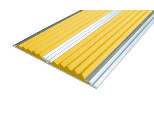 Алюминиевая полоса с 2мя резиновыми  вставками 1330 мм