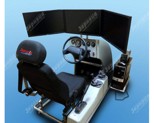 Автотренажер УАЗ-1" (панорамный экран с углом обзора 180 градусов)