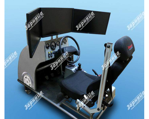 Автотренажер УАЗ-1" (панорамный экран с углом обзора 180 градусов)