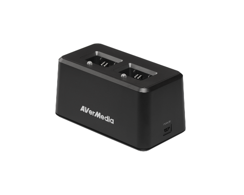 БЕСПРОВОДНАЯ СИСТЕМА AVERMEDIA AW315: 2 МИКРОФОНА И ДОК-СТАНЦИЯ