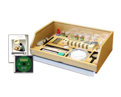 Биологическая микролаборатория (микроскоп, микропрепараты и лаб.оборудование)